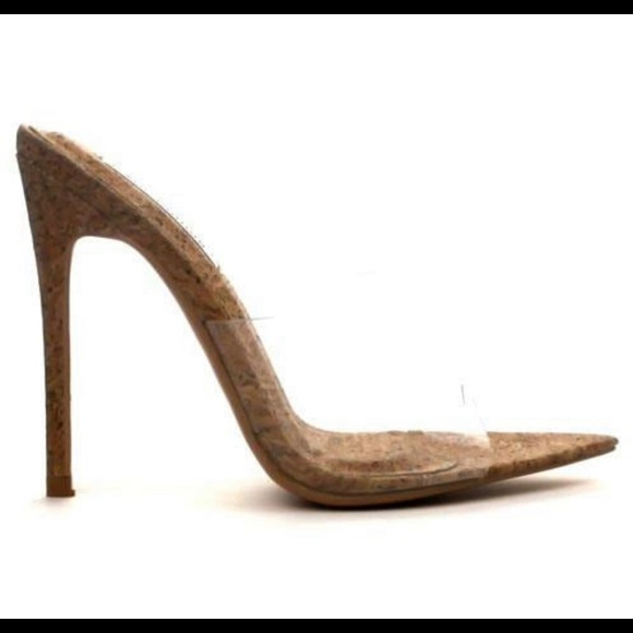 Clear Cork Stiletto - Picture 2 of 5